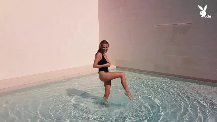 Laura Mueller Playboy nude shooting 1080p
